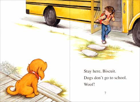 Biscuit Goes to School illustration